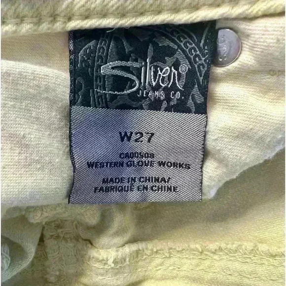 Silver Suki Yellow Capri Pants - Picture 6 of 7